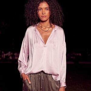 NWT XiRENA “Mayson” Silk Blouse